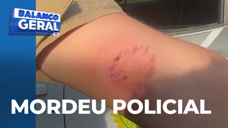 Traficante morde policial militar durante abordagem