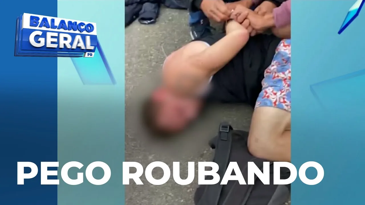 Ladrão é alcançado por vizinhos depois de invadir uma casa e sair com bicicleta roubada