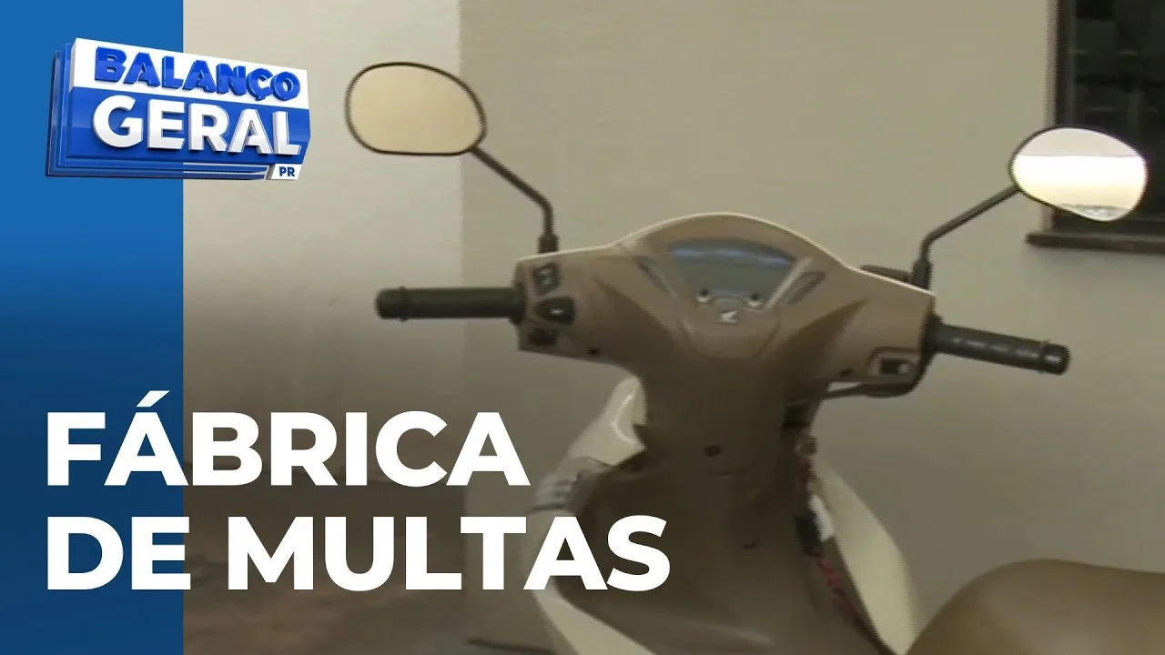 Após placas dos veículos serem clonadas, donos de motos recebem multas que vêm de Maringá
