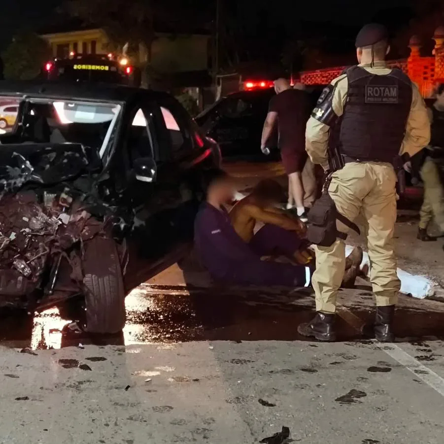 Ocupantes do carro que causou o acidente estavam alterados; motorista estava bêbado