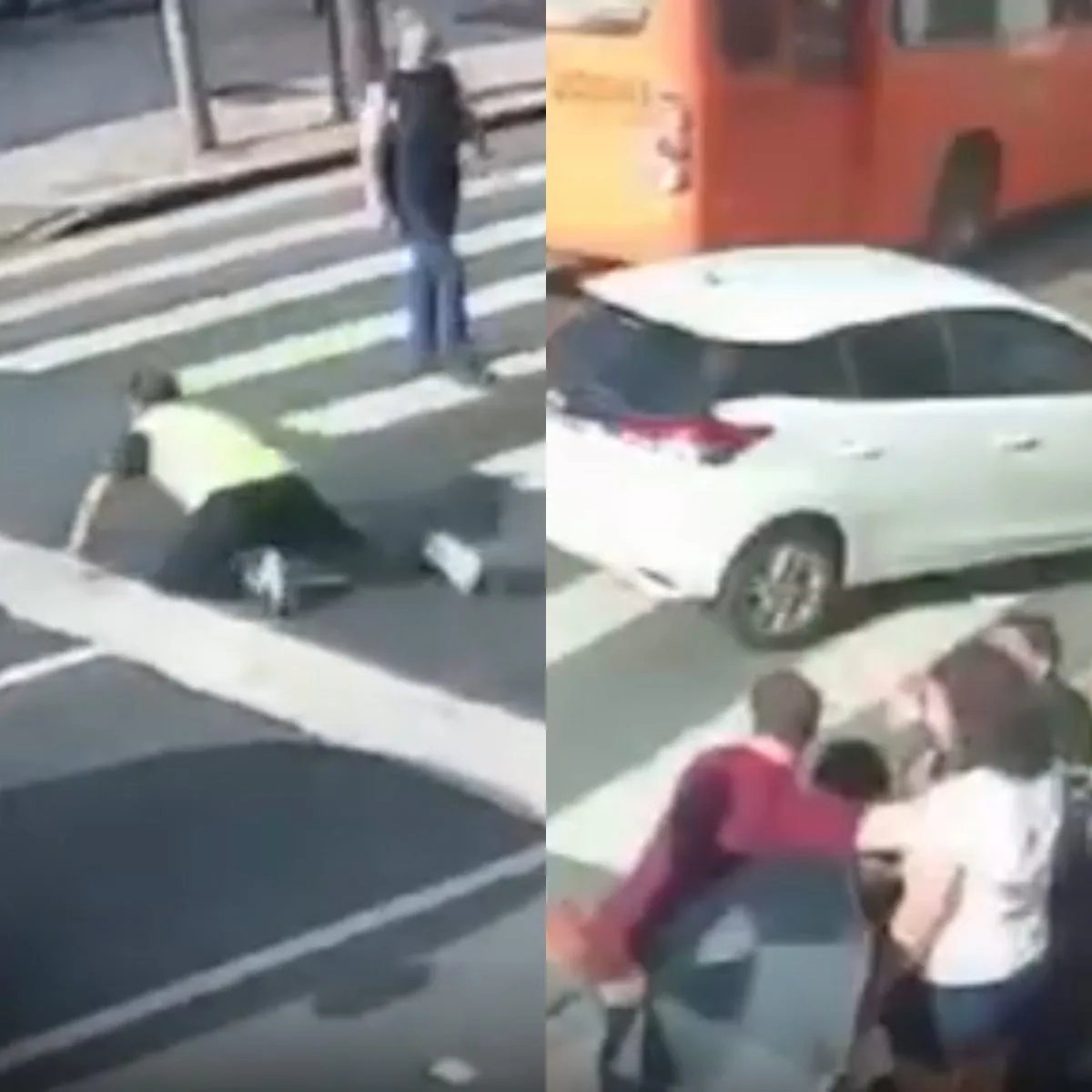 Idoso sofre três paradas cardíacas e testemunhas o salvam no Centro de Curitiba