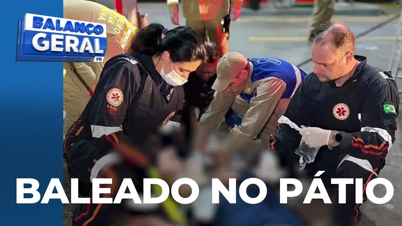 Homem, de 43 anos, é baleado no pátio de um posto de combustível em Maringá