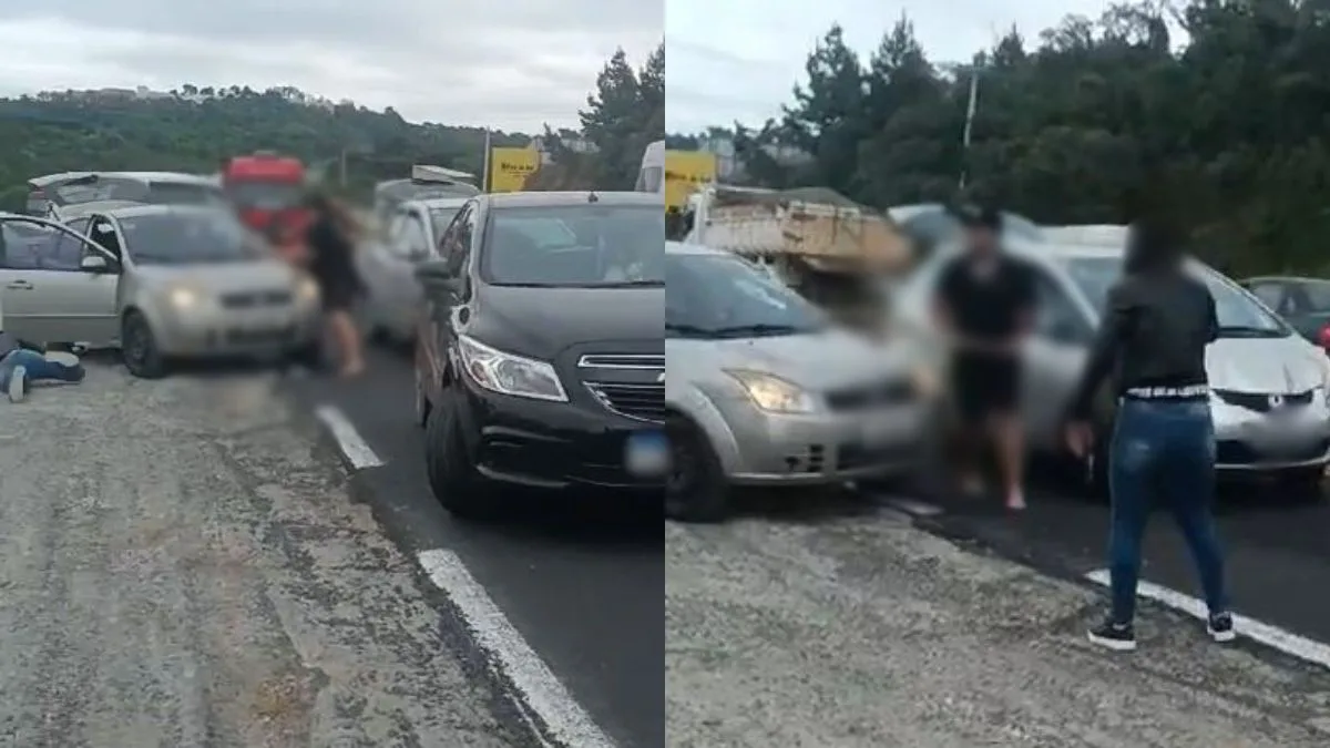 "Ia cortar os dois no machado", diz homem que destruiu carros no Paraná