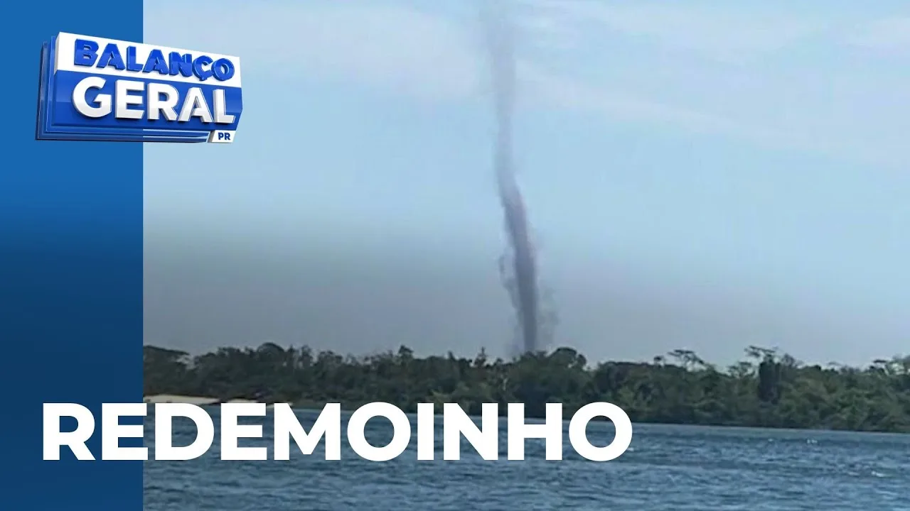 Formação de redemoinho, na região de Porto Rico, foi registrada por pescadores