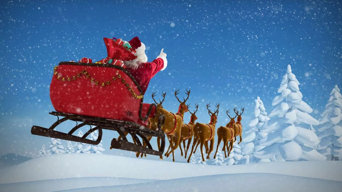 Trenó do Papai Noel pode ser acompanhado em tempo real; veja como