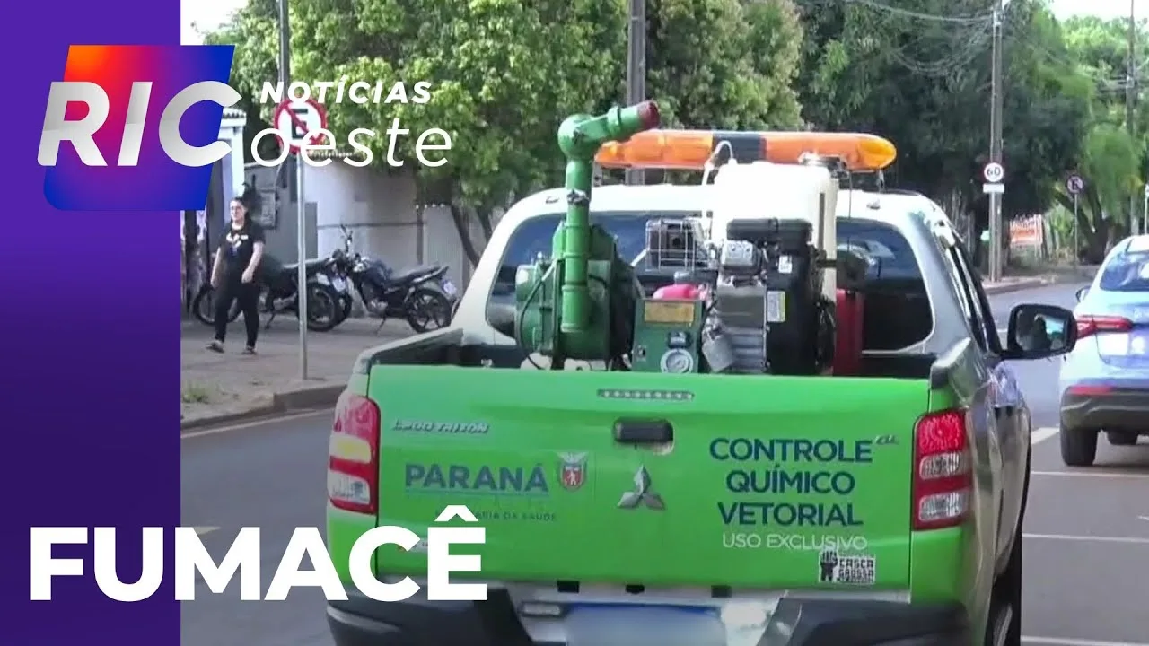 Fumacê está sendo aplicado em Cascavel; ação é por conta do surto da febre Chikungunya