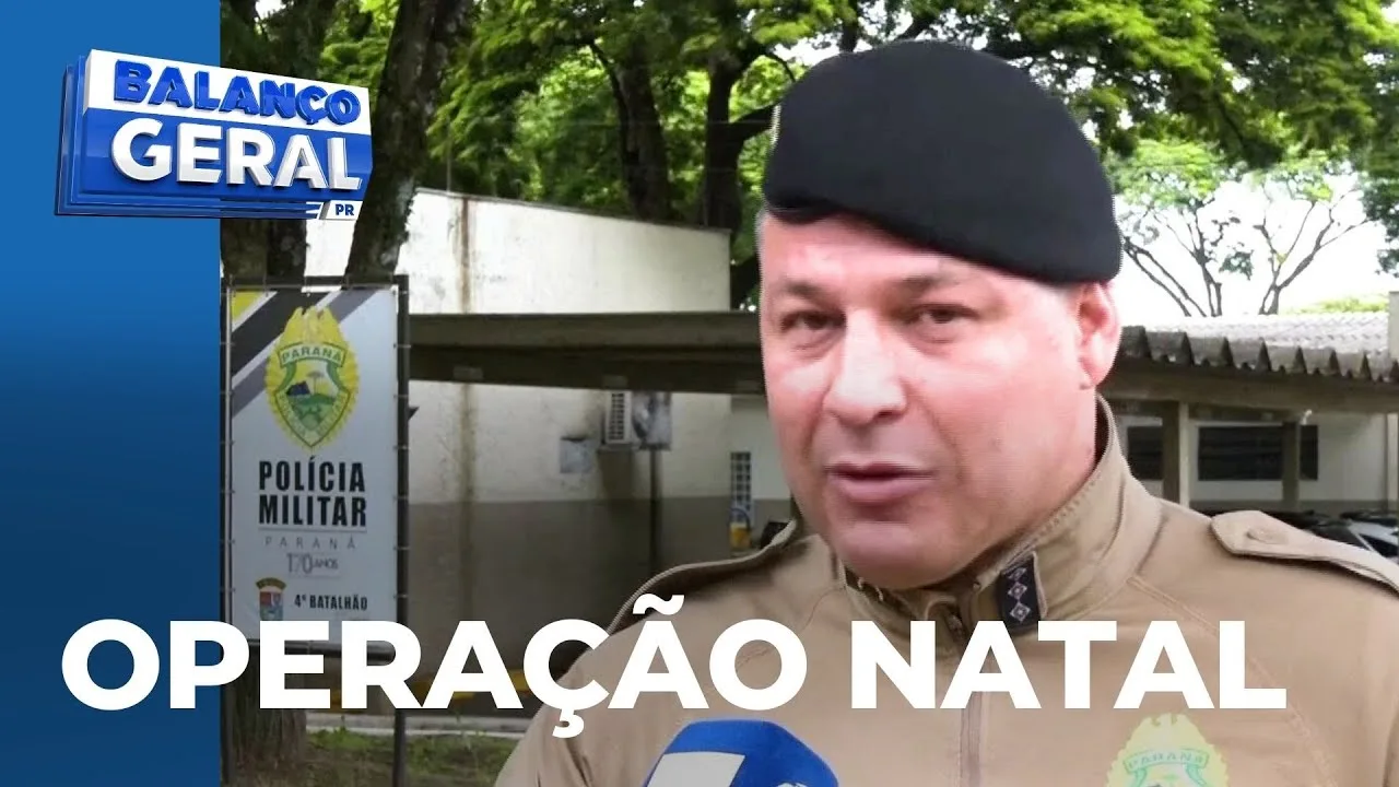 Operação Natal 2024: Policia Militar reforça segurança na área central de Maringá