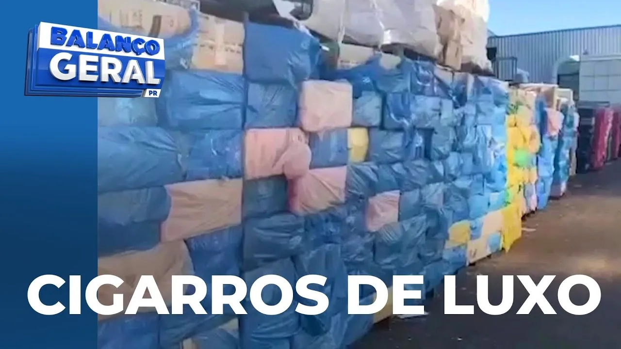 Aumento no contrabando: autoridades apreendem mais cigarros de luxo no oeste