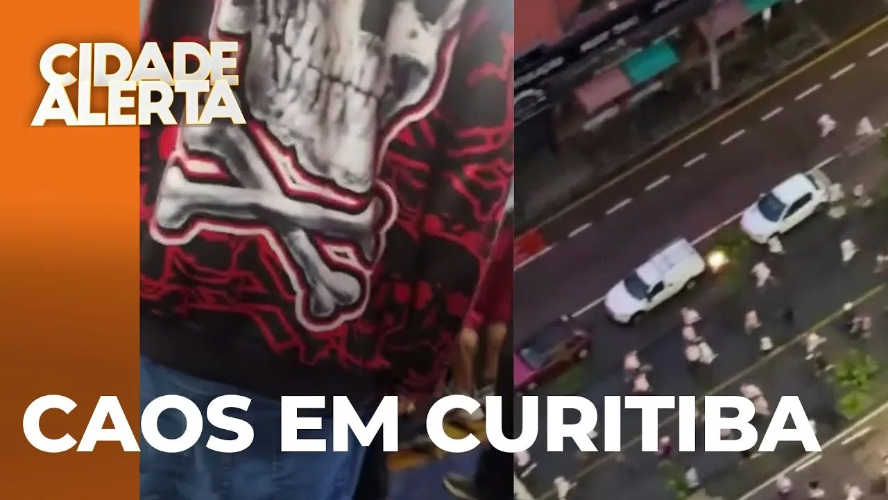 Confrontos, entre torcedores do Athletico e Paraná Clube, geram caos em Curitiba