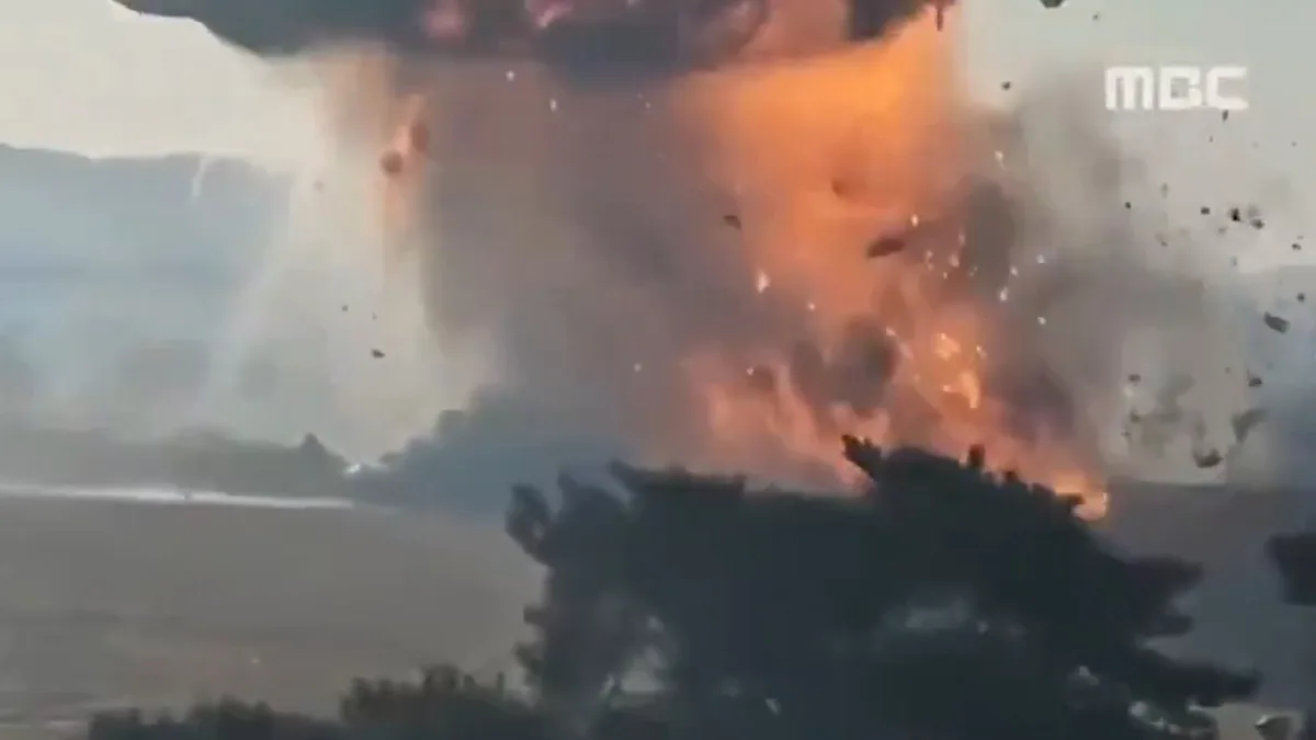 Avião explodiu após colisão no Aeroporto de Muan, na Coreia do Sul