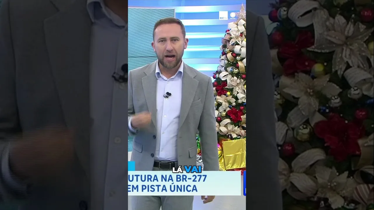 Trecho da BR-277 está em pista única decorrente de obras, que durarão 20 dias