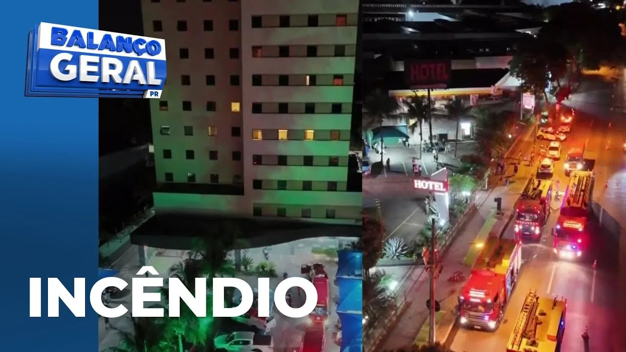Explosão de celular pode ter provocado incêndio, que deixou 7 feridos em hotel de Maringá