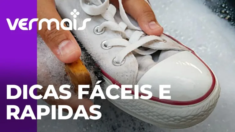 Como limpar o tênis sem danificar