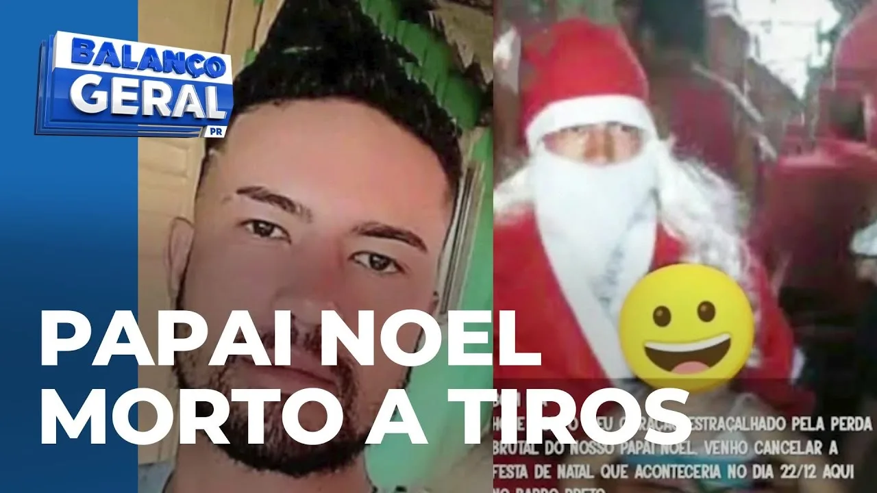 Jovem que se vestia de papai noel em festa de igreja, é morto a tiros