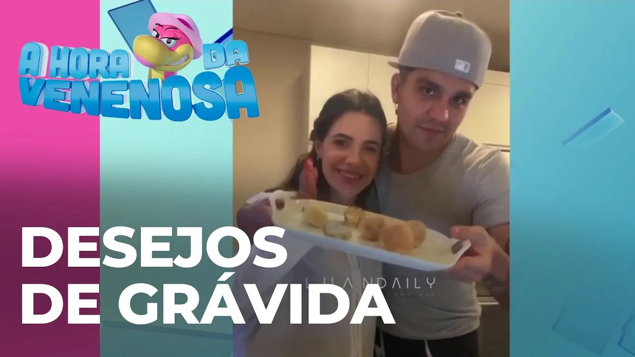Luan Santana faz live com Jade Magalhães que estava com desejo de bolinho de chuva