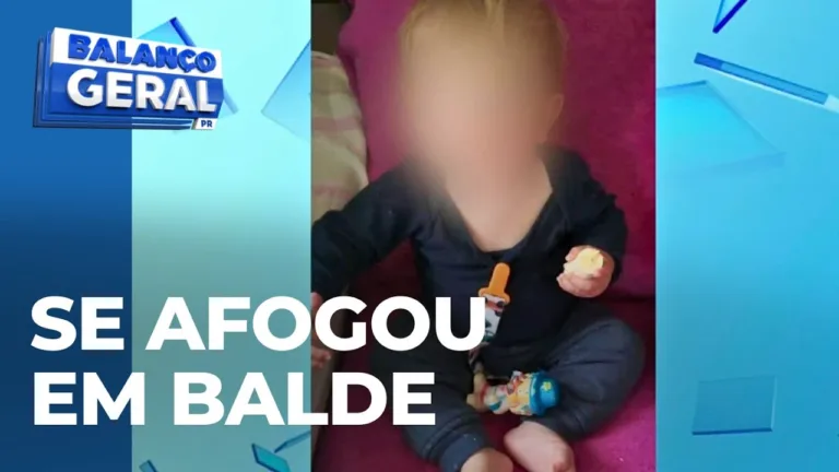 Bebê de um ano morre em Piraquara e suspeita é de afogamento em balde d'água
