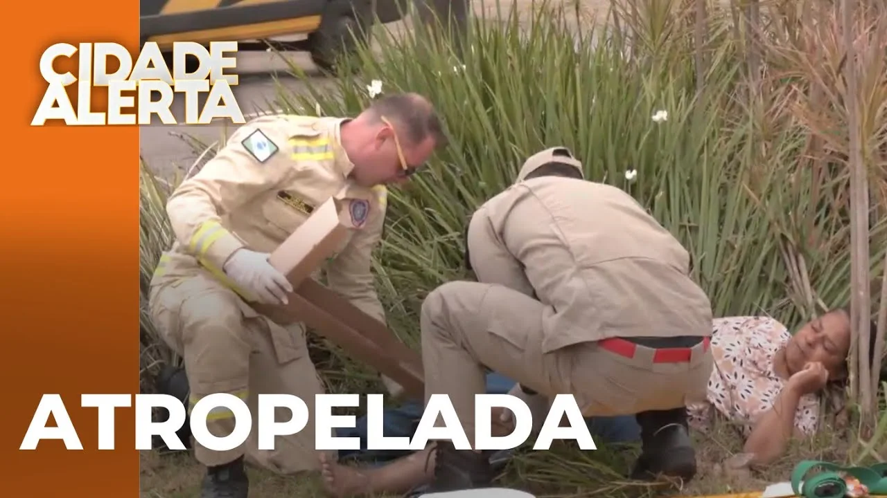 Mulher é atropela quando ia atravessar a rua