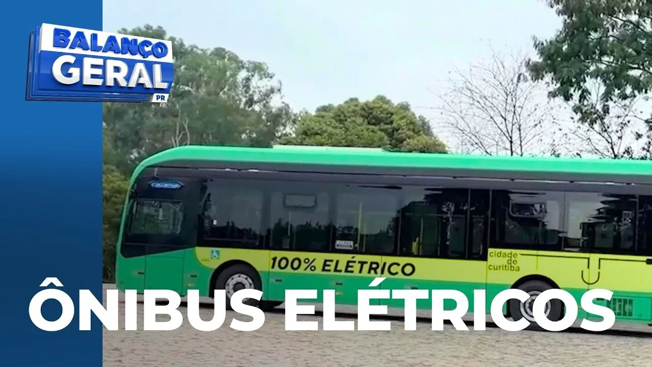 Ônibus elétricos chegam a Curitiba e trazem energia limpa para o transporte público