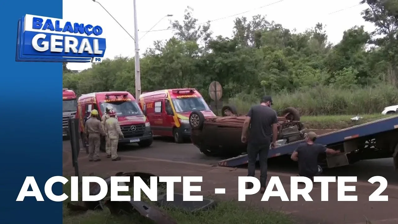 Capotamento gravíssimo com cinco feridos na BR-369