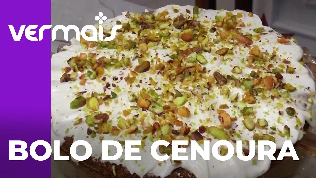 Receita saudável de bolo de cenoura