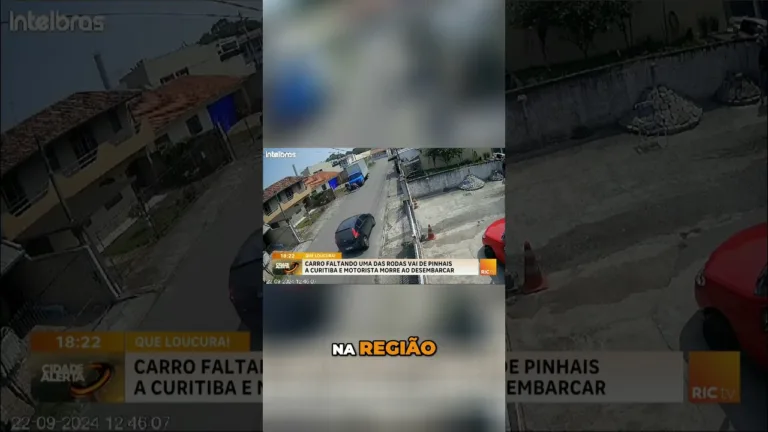 Motorista morre ao desembarcar de carro que estaria sem uma das rodas