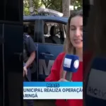 Guarda Civil Municipal realiza operação em praça de Maringá; reportagem acompanha a ação