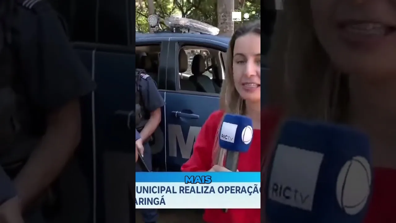 Guarda Civil Municipal realiza operação em praça de Maringá; reportagem acompanha a ação