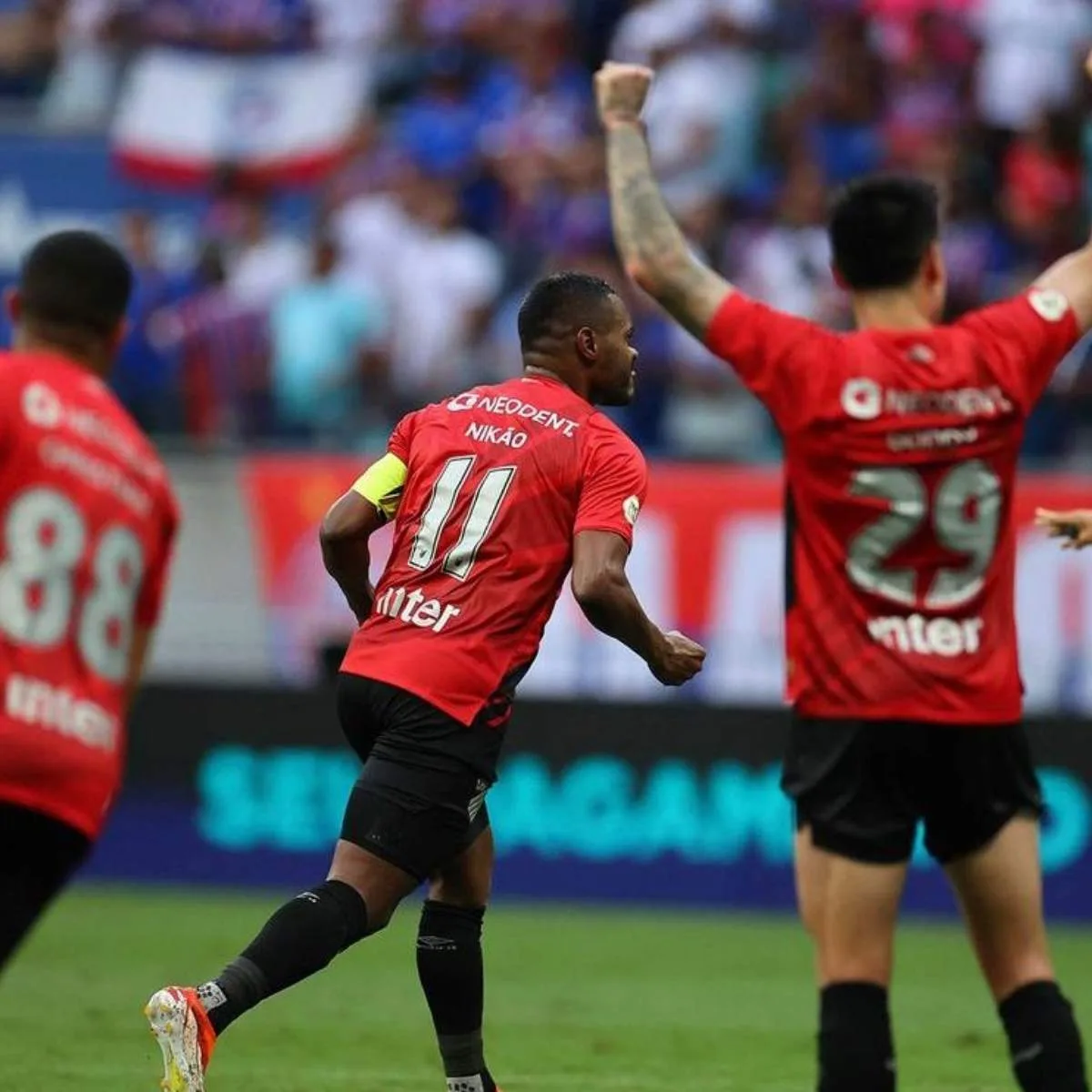 O Athletico está quatro pontos acima da linha do rebaixamento (Foto: Cahuê Miranda/athletico.com.br)