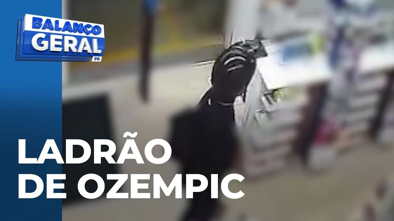 Ladrão de Ozempic: Novas imagens mostram que ele tentou novo roubo antes de morrer