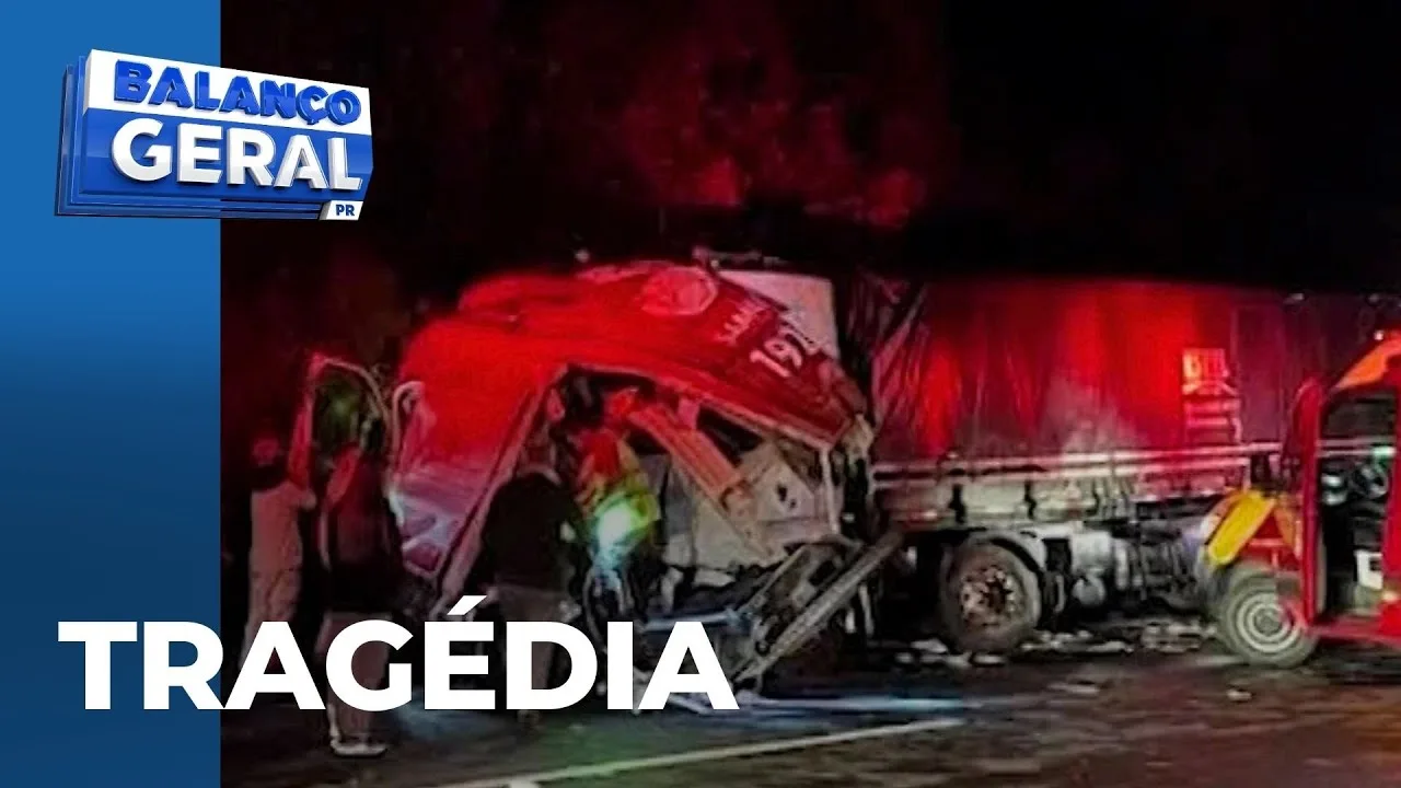 Quatro pessoas morrem e duas ficam feridas em batida, entre ambulância e caminhão, na BR-476