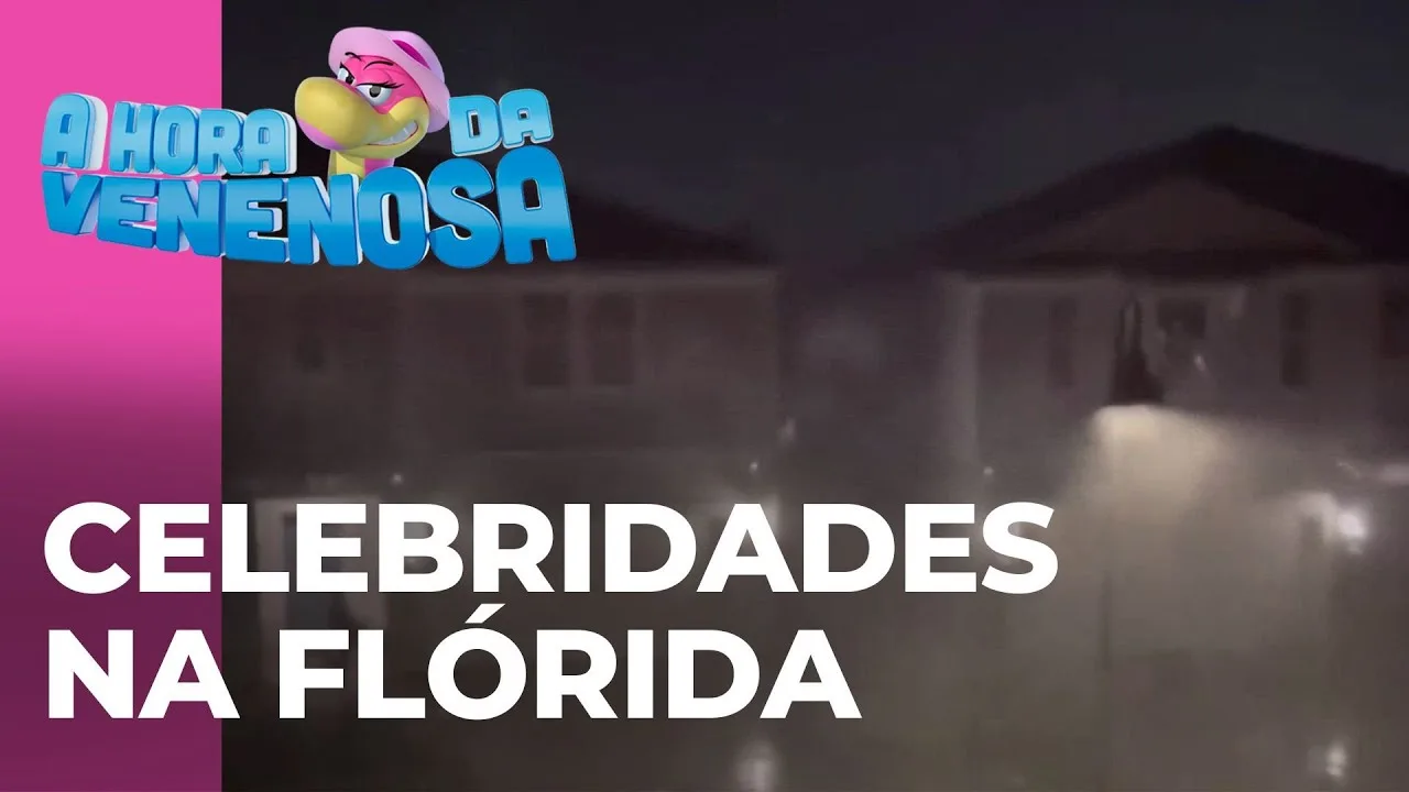 Celebridades brasileiras que estão na Flórida, mostram a destruição que o Furacão Milton deixou