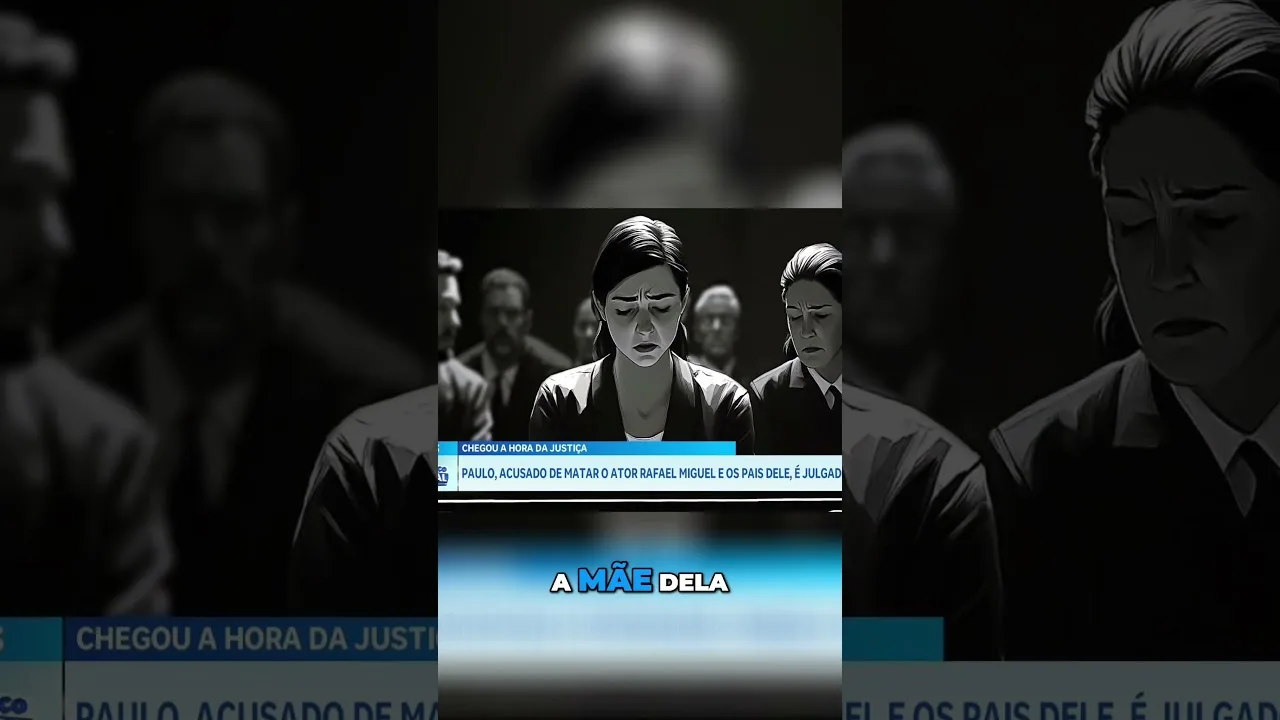 Paulo, acusado de matar o ator Rafael Miguel e os pais dele, é julgado