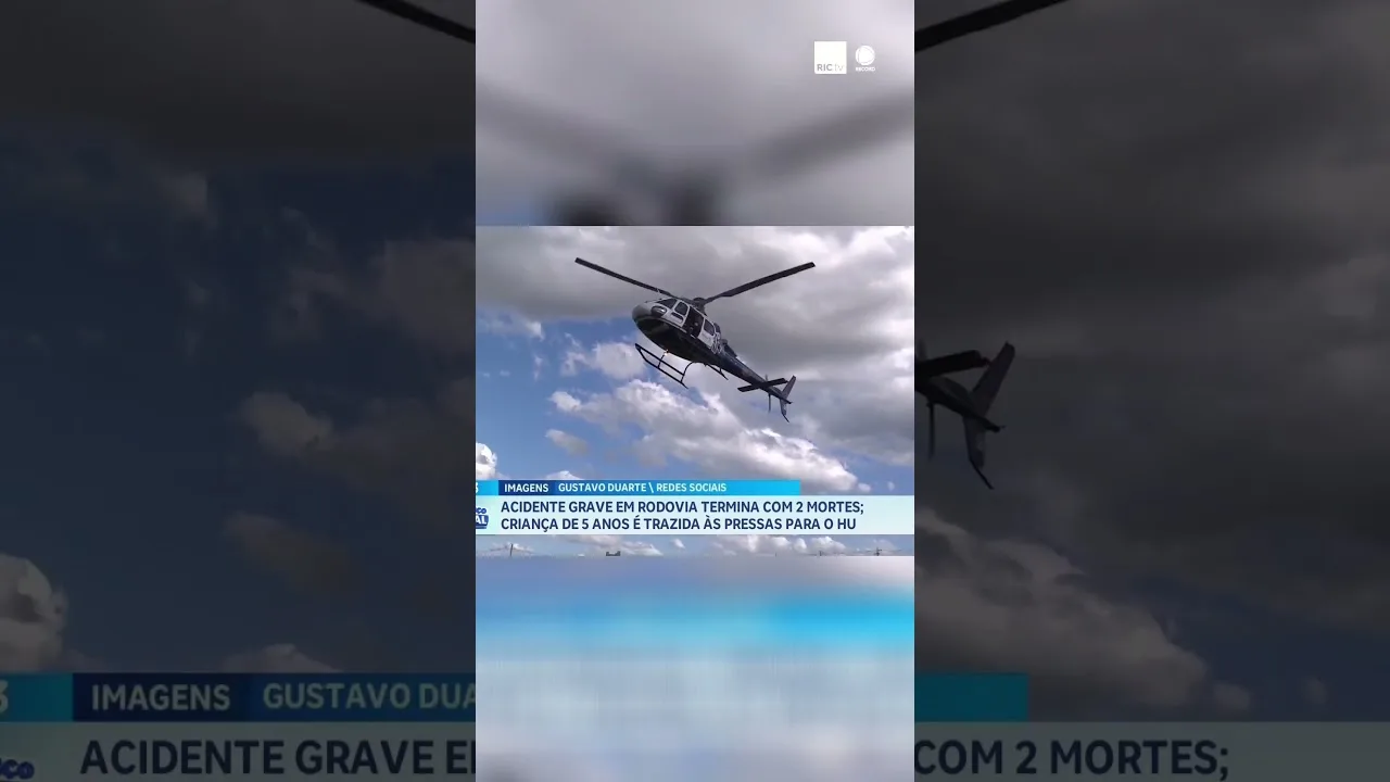 Criança de 5 anos é gravemente ferida durante acidente em rodovia; 2 pessoas morreram