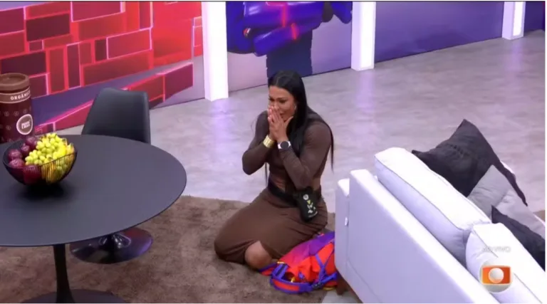 Gracyanne está no Quarto Secreto do BBB 25 (Imagem: Reprodução / Globoplay)