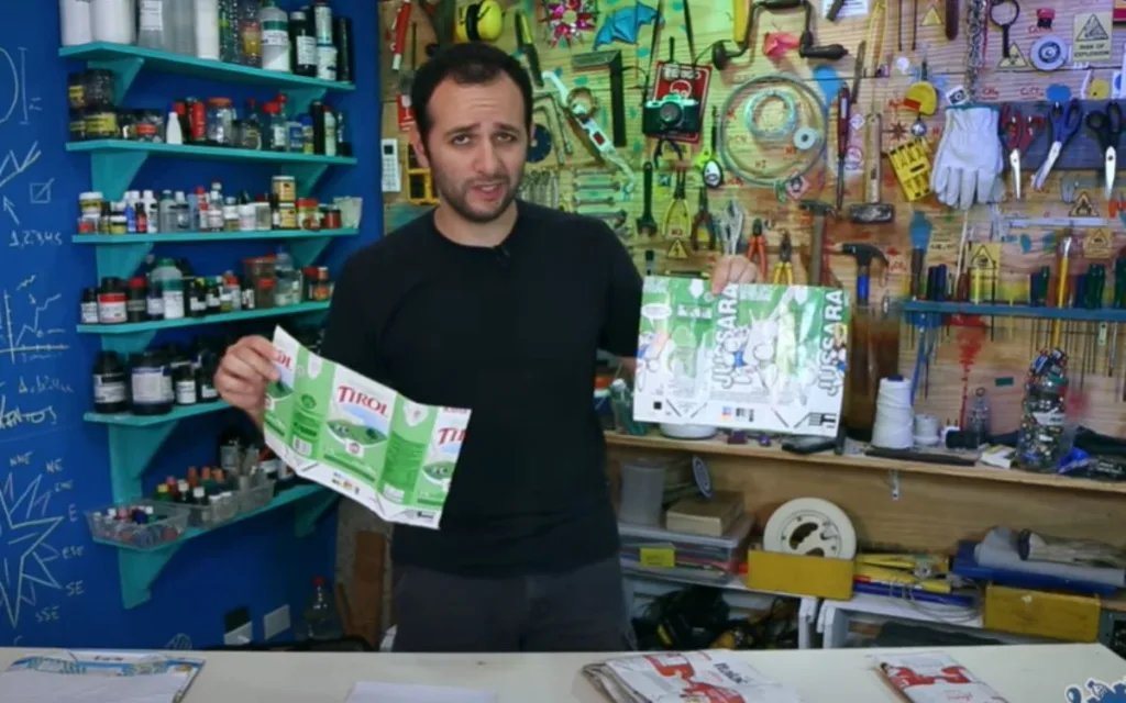 Iberê usa apenas três materiais para resolver o problema do calor