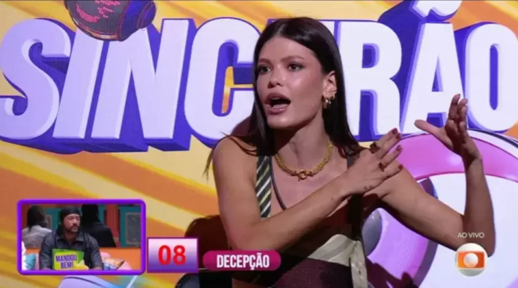 Vitória Strada foi destaque no Sincerão (Imagem: Reprodução)