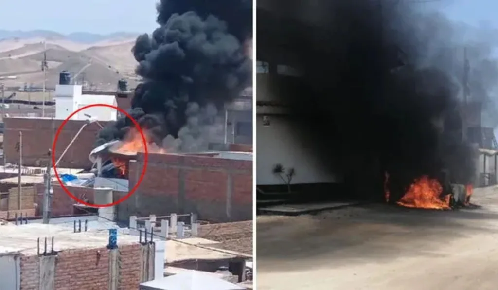 Avião cai em casa, pega fogo e deixa feridos; veja imagens