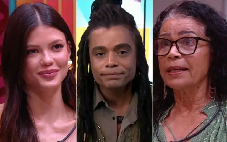 Vitória, Diogo e Vilma disputam Paredão do BBB (Imagem: Reprodução)