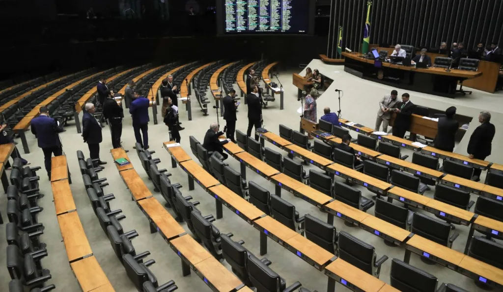 Plenário da Câmara dos Deputados, em Brasília