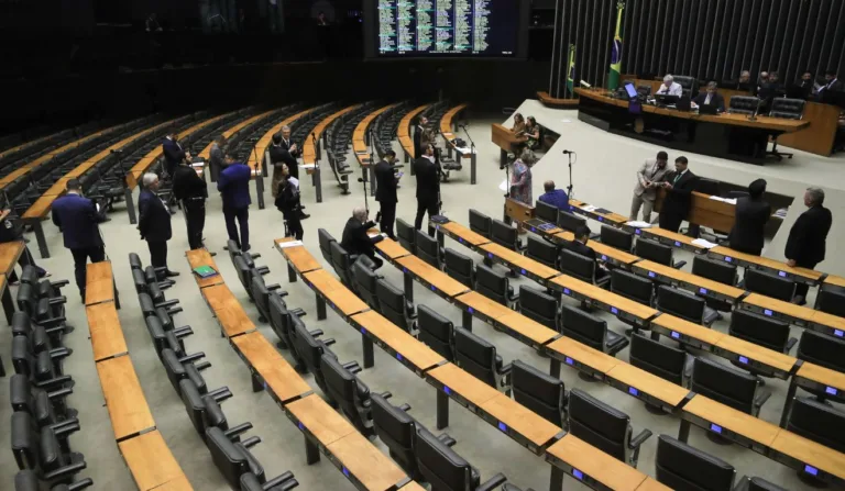 Plenário da Câmara dos Deputados, em Brasília