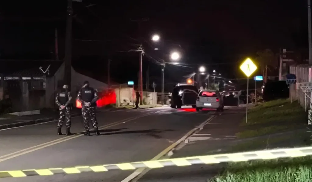 Local fechado pela polícia durante ocorrência