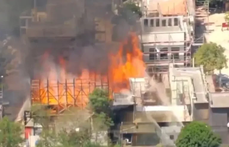 Incêndio nos Estúdios Globo deixa funcionários feridos e destrói cenário de novela