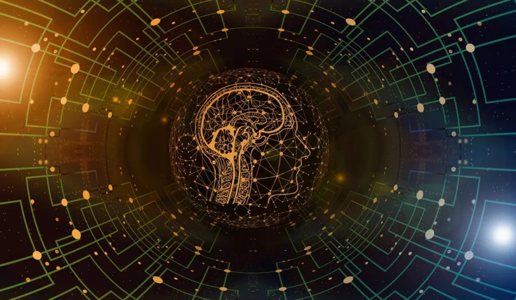 ilustração de inteligência artificial