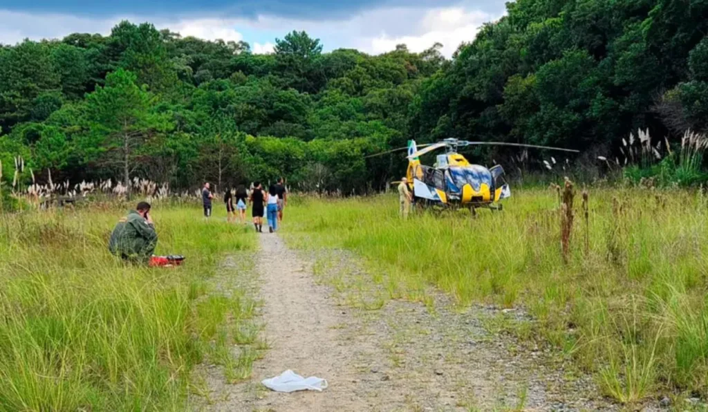 jovem morre afogado na pedreira do Orleans, em Campo Magro