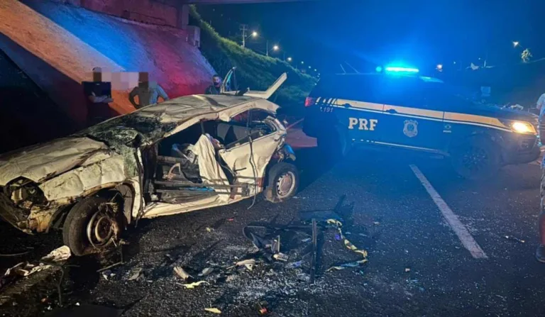 Acidente no Contorno Norte, em Maringá, termina com morte de casal e criança em estado grave