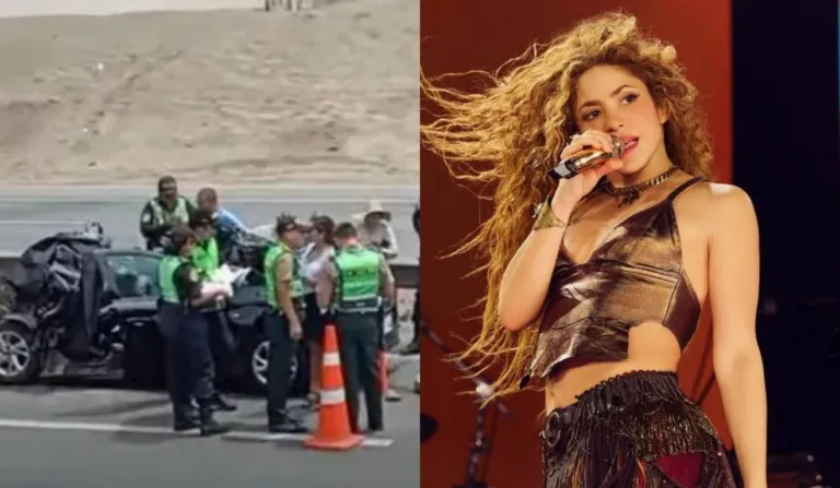 fãs da shakira sofrem acidente de carro