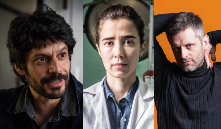 Atores Lourinelson Vladmir Marjorie Estiano e Otávio Linhares