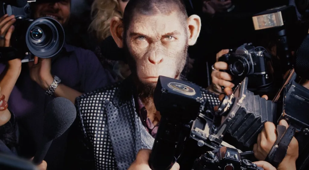 Capa do filme ‘Better Man: A História de Robbie Williams’