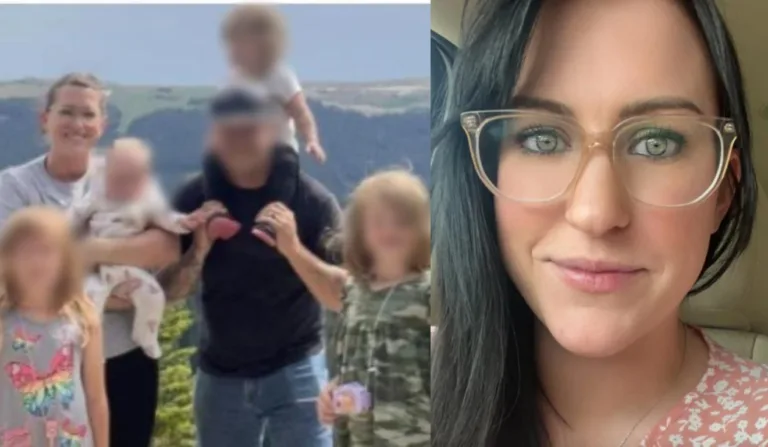 Suspeita ao lado das filhas e marido