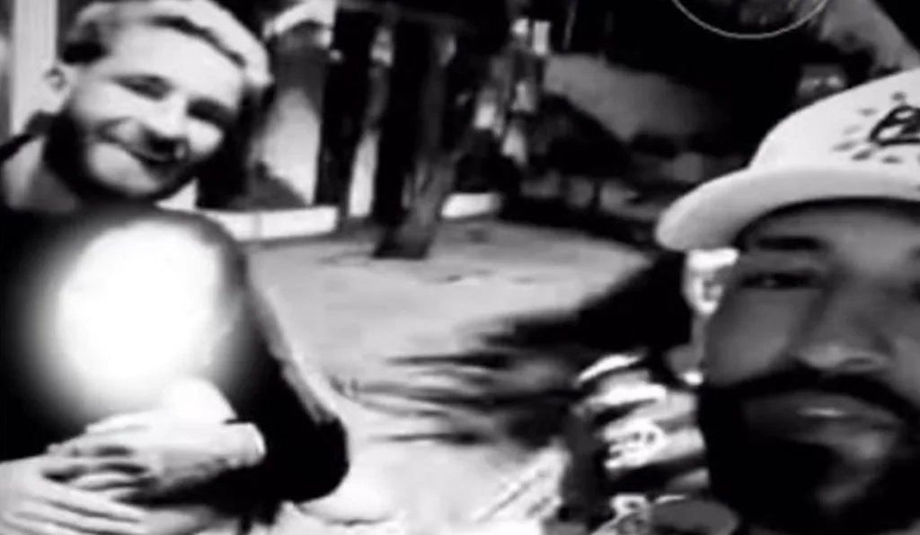 Foto de Léo Pereira com o primo envolvido no crime 